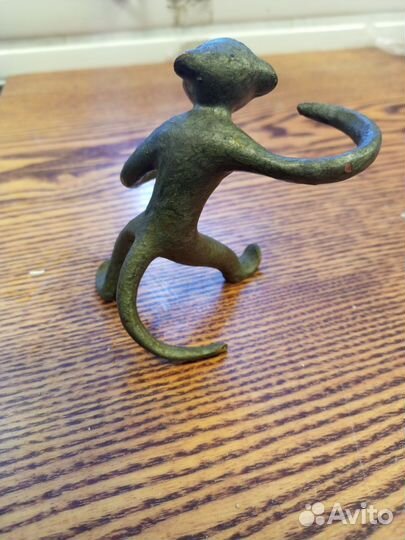 Статуэтка обезьяна для соли и перца, бронза