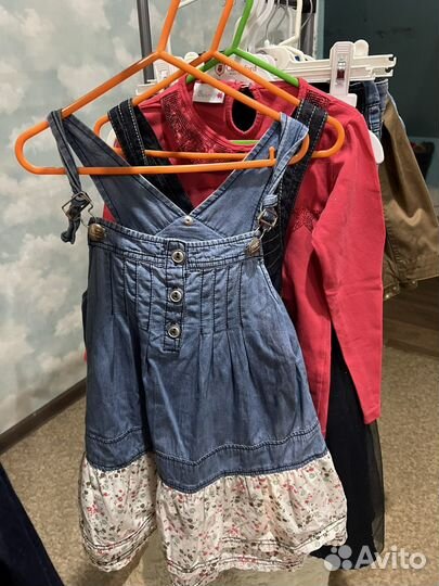 Вещи детские пакетом на девочку 128