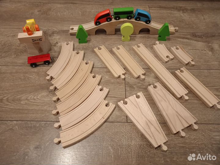 Деревянная железная дорога IKEA