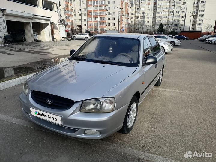 Hyundai Accent 1.5 МТ, 2006, 190 000 км