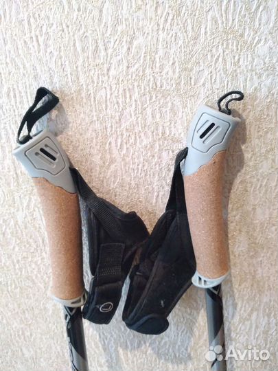 Лыжи беговые, ботинки, палочки