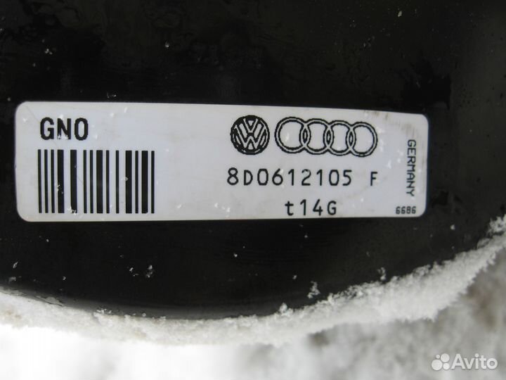 Вакуумный усилитель тормозов Ауди А6 С5 и A4 B5