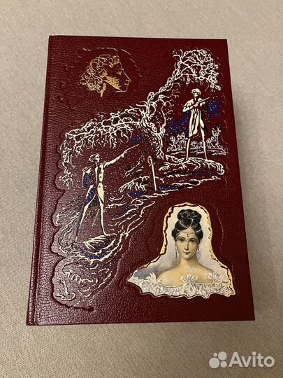 Подарочное издание книг А.С.Пушкина (кожа)