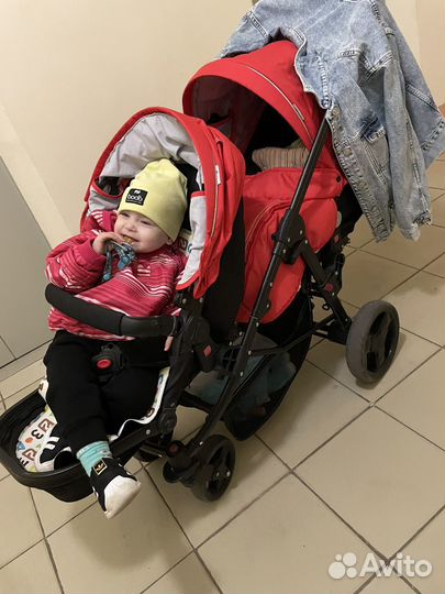 Коляска для двойни