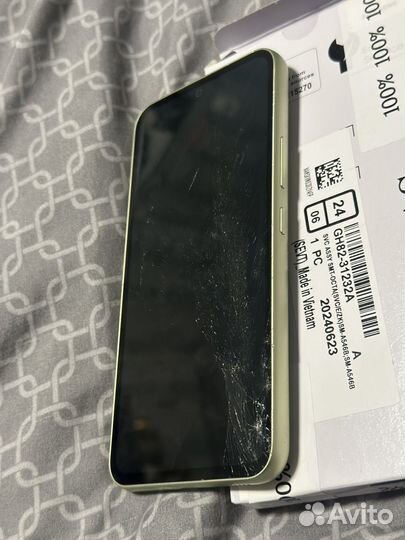 Дисплей samsung A54 (битый) оригинал