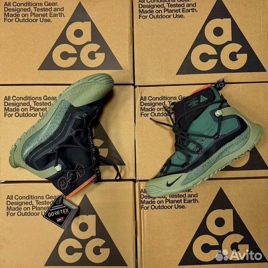 Оригинал Nike ACG air Terra antarktik GTX green