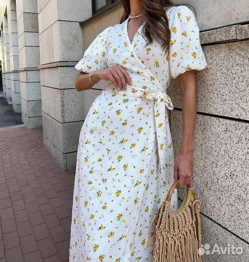 Летнее платье из муслина