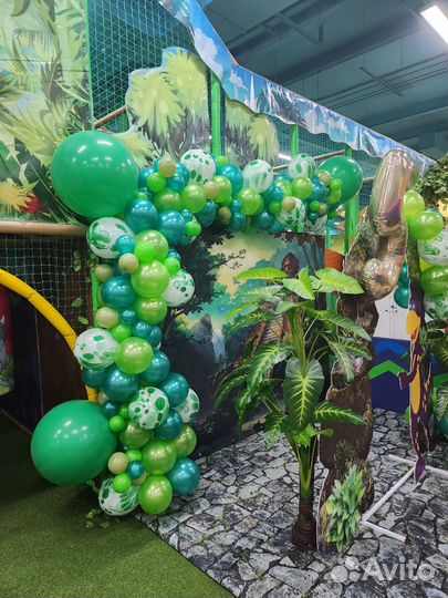 Воздушные шары с гелием, гирлянда из шаров