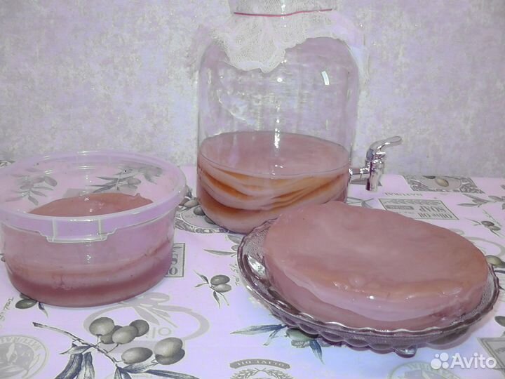 Банка с краном для лимонада или чайного гриба