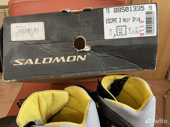 Лыжные ботинки salomon UK 10,5 /29 см