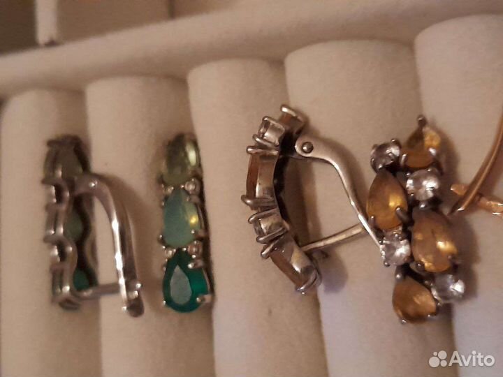 Серебряные серьги