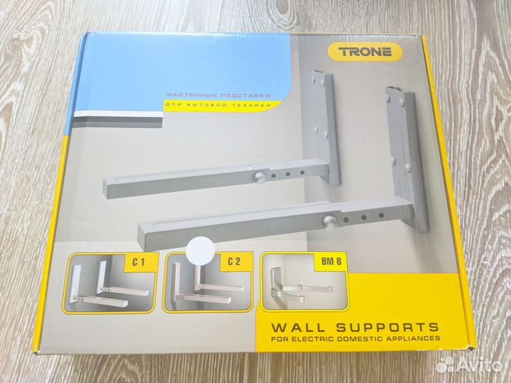 Кронштейн под микроволновку,свч trone С-2 белый