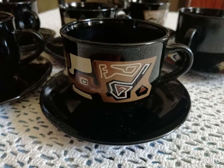 Чайно-кофейный сервиз 6 персон, Франция