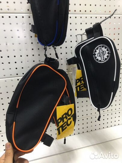 Велосумка под раму, р-р 26х13,5х5см, 3 цвета