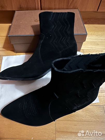 Полусапоги казаки черные 40