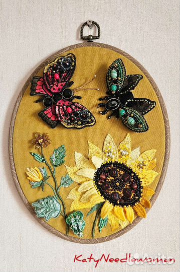 Панно вышивка