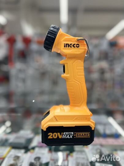 Набор аккумуляторных инструментов ingco Li-Ion, 3ш