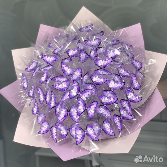 Букет из бабочек (подарок, ночник)