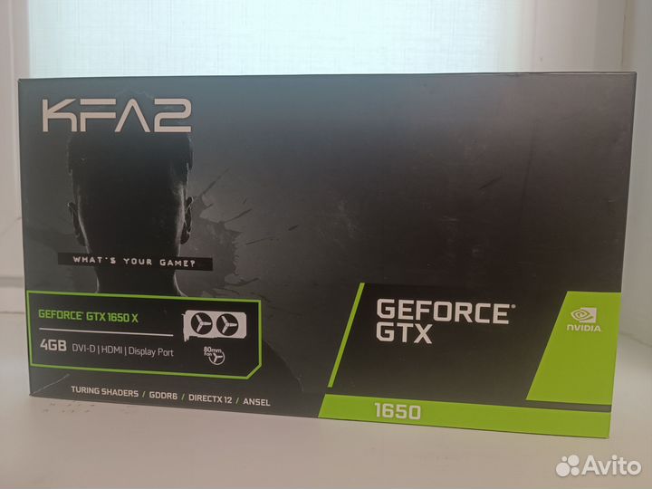 Видеокарта kfa2 geforce gtx 1650 gddr6