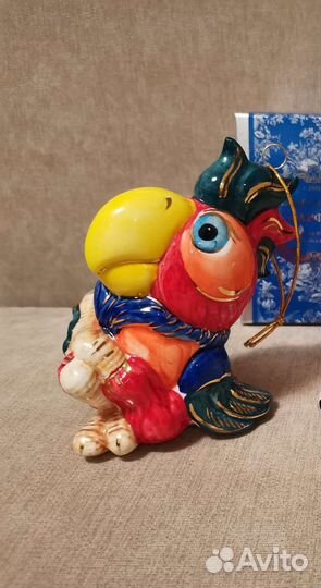 Елочная игрушка Попугай