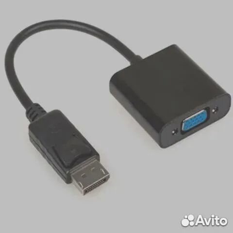 Displayport на VGA конвектор-переходник новый