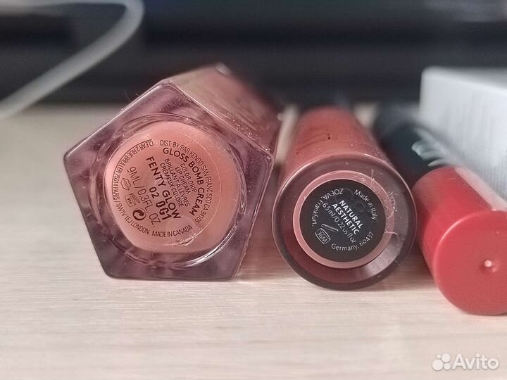 Блеск помада тинт nars fenty shik rom&nd