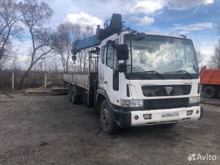 Аренда и услуги манипулятора, стрела 7 т, 20 м, борт 14 т, 8 м