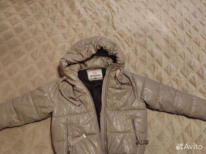 Куртка женская зимняя эко кожа 44 р-р