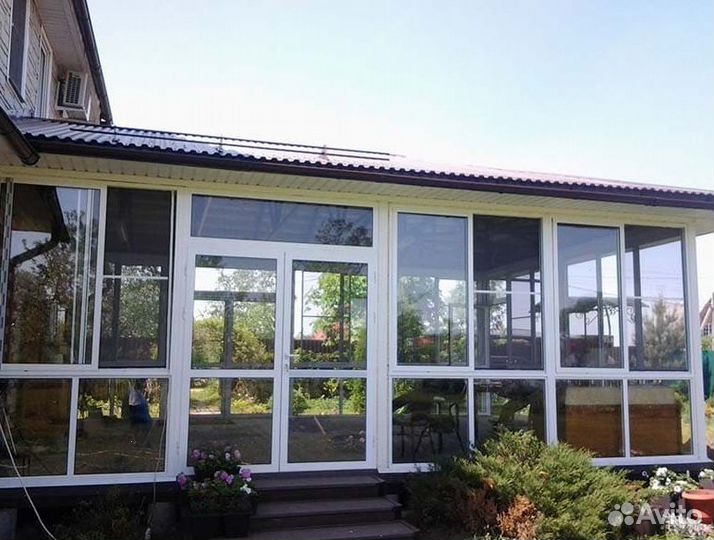 Остекление терассы распашное