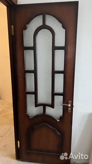 Дверь входная деревянная бу