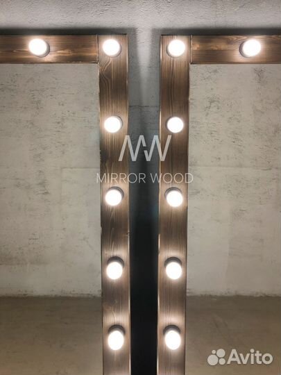 Гримерное зеркало с подсветкой