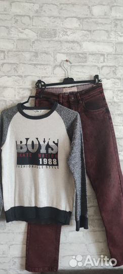 Вещи пакетом на мальчика, р. 128-134