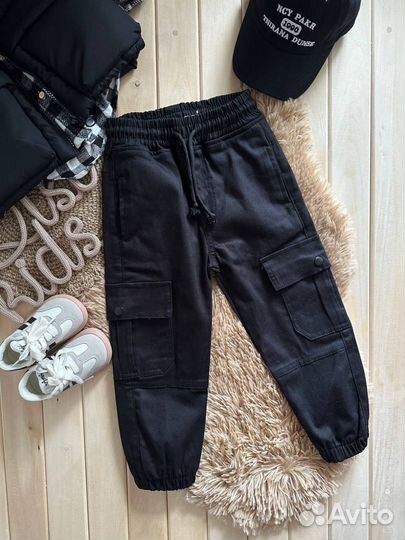 Джинсы zara джоггеры 92-140