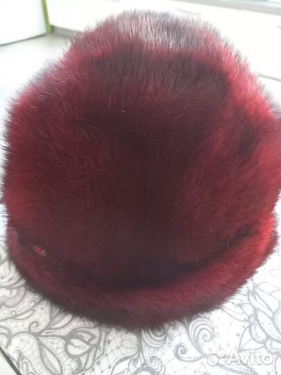 Шапка норковая женская бу