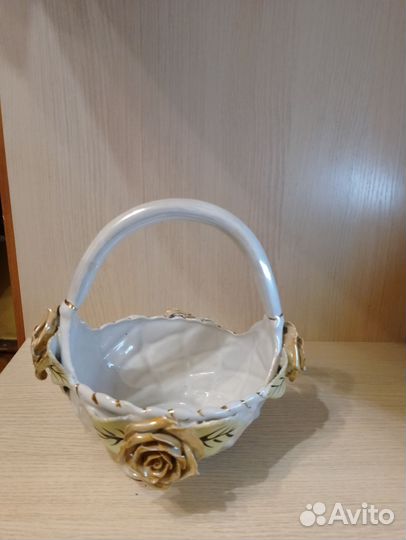 Конфетница. Роза. Керамическая