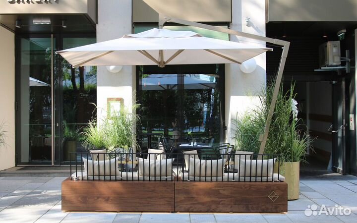Зонт для кафе. Уличный зонт. Зонт для веранды