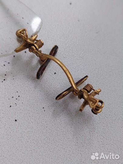 Позолоченные очки -пенсне до 1917 г