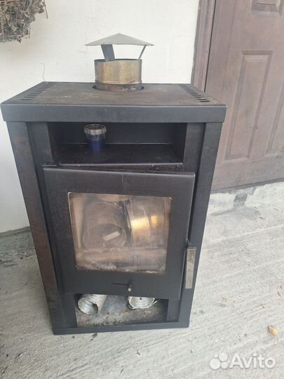 Печь камин дровяная