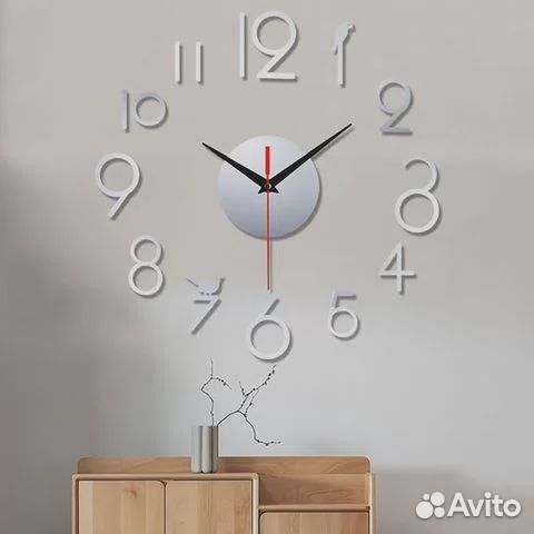 Настенные часы 3D 60-90 см