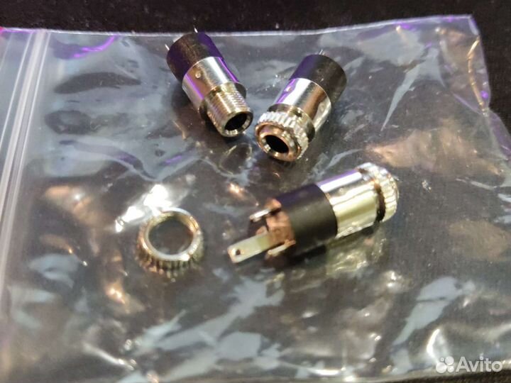 Разъем 3,5 мм 3pin гнездо mini jack