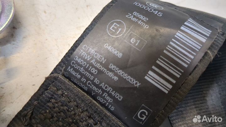 Ремень безопасности левый передний Citroen C5 2008