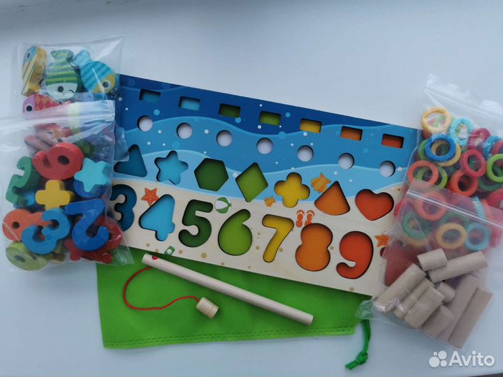 Развивающие игрушки деревянные