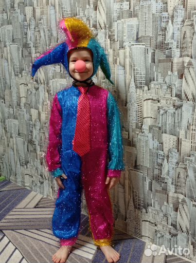 Костюм скомороха, клоуна, петрушки