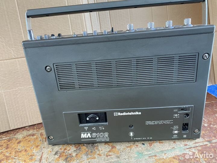 Магнитофон radiotehnika ML6102