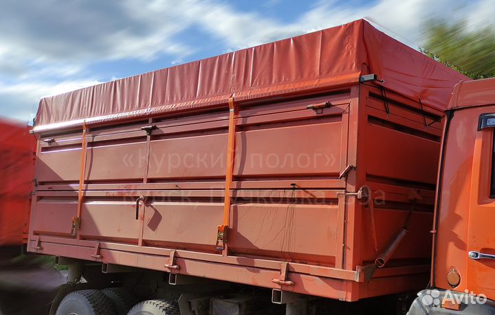 Полог, боковая скрутка, 7х3м на сельхозник/зерновоз