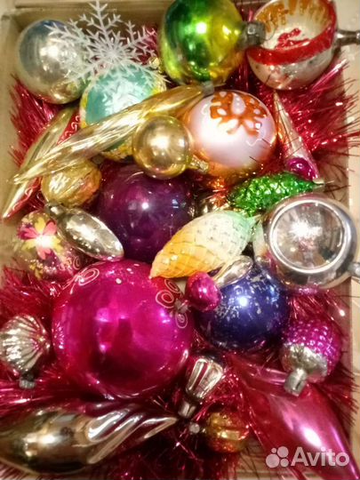 Елочные игрушки СССР