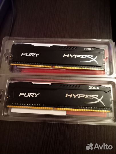 Оперативная память HyperX ddr4 16gb 2400 мегагерц
