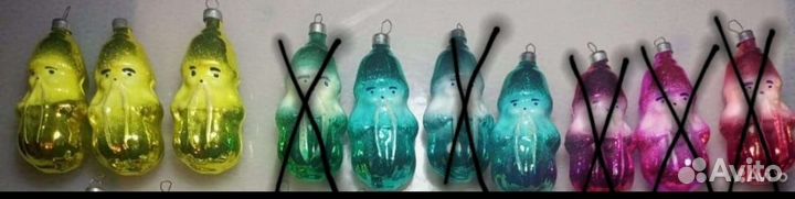 Комплект Новые Ёлочные игрушки 2000 года