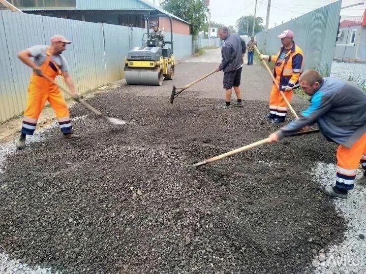 Укладка асфальтовой крошки под ключ