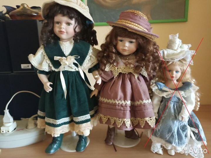 Кукла коллекционная фарфоровая